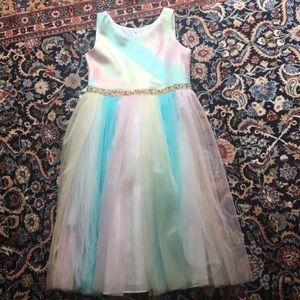 bonnie jean rainbow dress